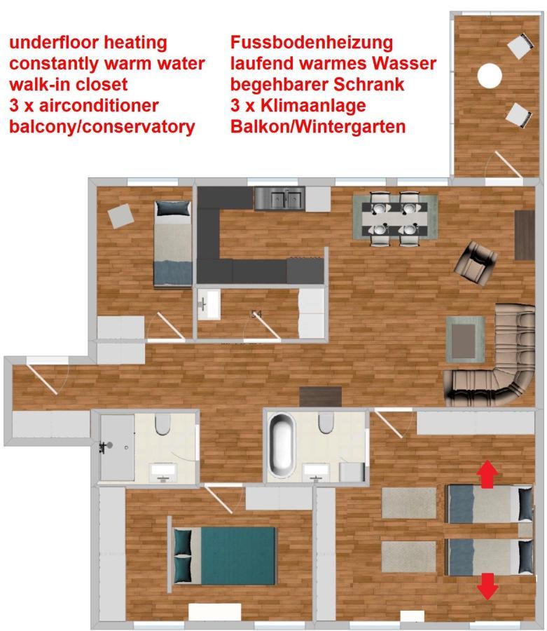 סראייבו Swiss Central Luxury Apartment 132M2 מראה חיצוני תמונה